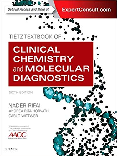 Cover of Tietz textbook of Clinical Chemistry and Molecular Diagnostics